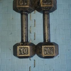 2 10lb Dumbbells 