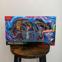 Pokémon TCG Mega Greninja ex Premium Collection – Sealed