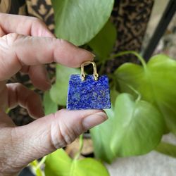 Lapis Trinket Bag