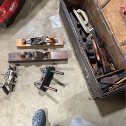 Antique woodworking tools