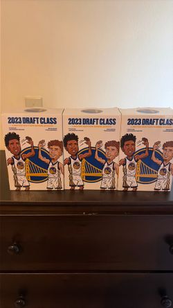 GSW Limited edition 2023 Draft Class bobble head Figures.