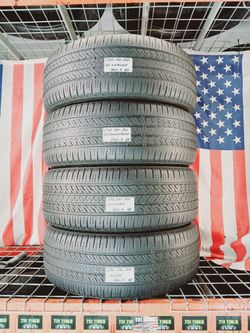 ✔️ Set of 4 Used Tires P235/50R20 BRIDGESTONE ALENZA RUN FLAT 235 50 20