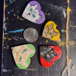 Custom Cat Portrait On Wood Chip