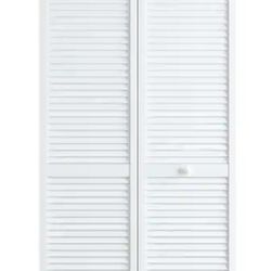 Veranda
30 in. x 80 in. Louver/Louver Solid Core White Painted Pine Wood Bifold Door with Hardware NEW IN PACKAGING 