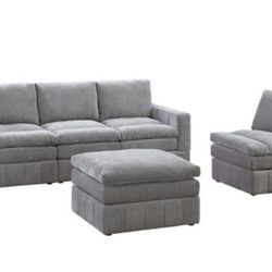 Sofa, Chair & Ottoman