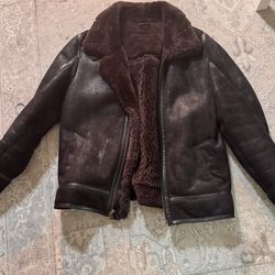 Classic Sheepskin B-3 Bomber Jacket