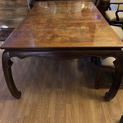 Large Designer Solid Wood Dining Table