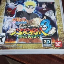Naruto Ultimate Ninja Storm 3 PS3 Replacement Video Game Case 