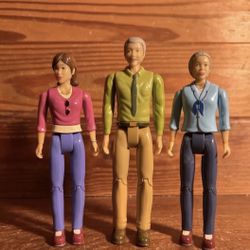Beverly Hills Sweet Lil Family Dollhouse People Action Lot of 3 GrandParents