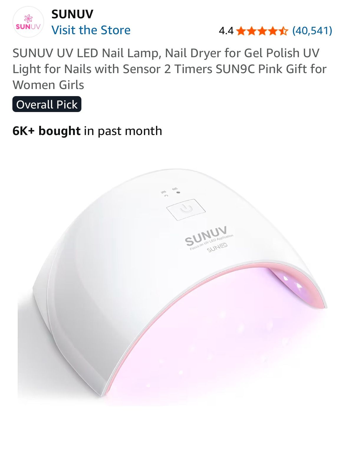 Nail UV Light | BRAND NEW IN BOX 