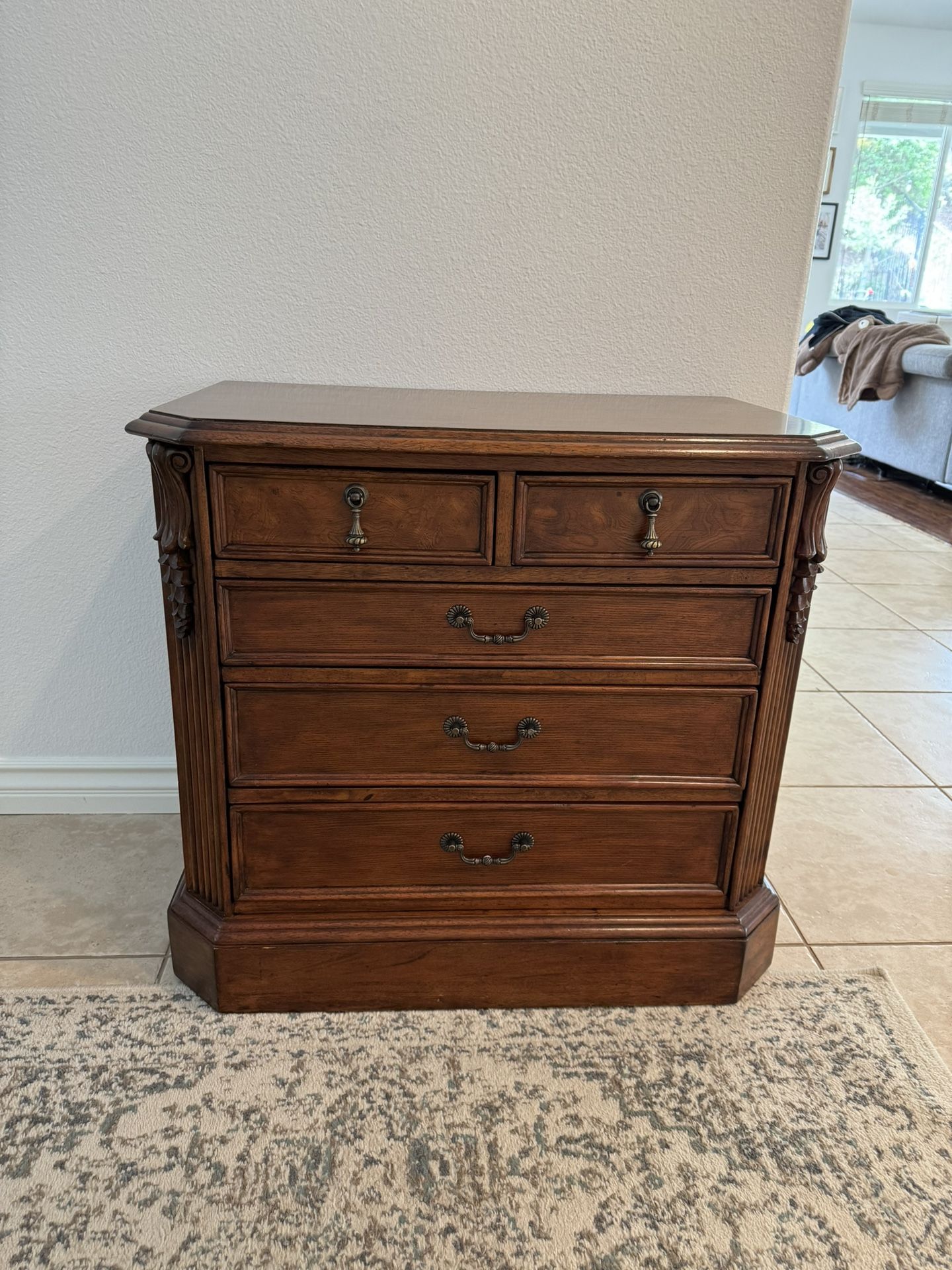 Small wood dresser