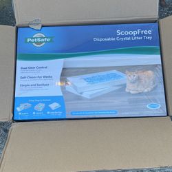 CASE PACK OF 6 PETSAFE SCOOPFREE DISPOSABLE CRYSTAL LITTER TRAYS NEW UNOPENED 