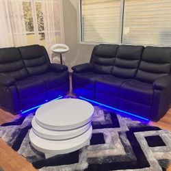 Brand New Reclining Sofa And Loveseat Set_ Set De Sofa Y Loveseat Reclinable Nuevo A Estrenar 