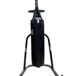 Everlast Punching Bag with Stand – Heavy Bag & Speedbag Platform