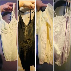 4 Vintage slips/nightgowns XS/Small