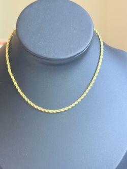 ✨ Gold Plated Rope Chain Necklace ✨