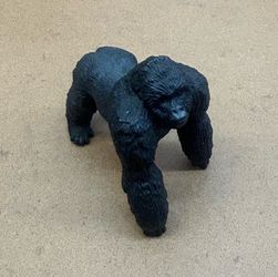 1990 Safari LTD Vanishing WILD Safari MOUNTAIN (Male) GORILLA 5.5in Figurine 👀 (please read description)