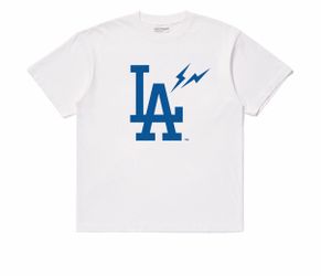 Fragment x Los Angeles Dodgers Big LA Men's Heavyweight Tee size XXL