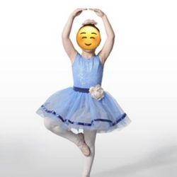 Blue Ballet Dance Costume