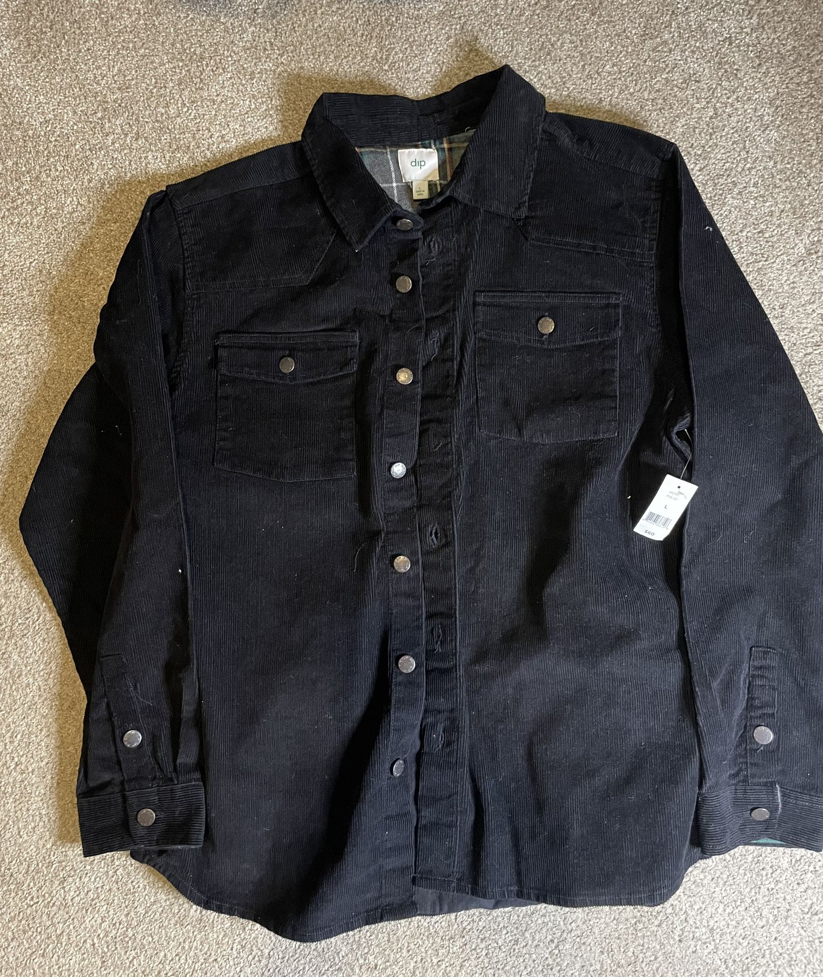Men’s Corduroy Button Up Shirt/Jacket 