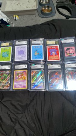 Pokemon graded CGC lot