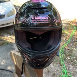 SHOEI Full Face XR-1100 PINK BLACK M 57cm Size Motorcycle Helmet