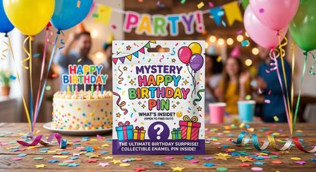 Mystery birthday pins for kids party’s