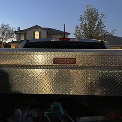 Weather guard tool box for truck