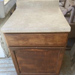 2 ft. Wide Kitchen Cabinet With Countertop