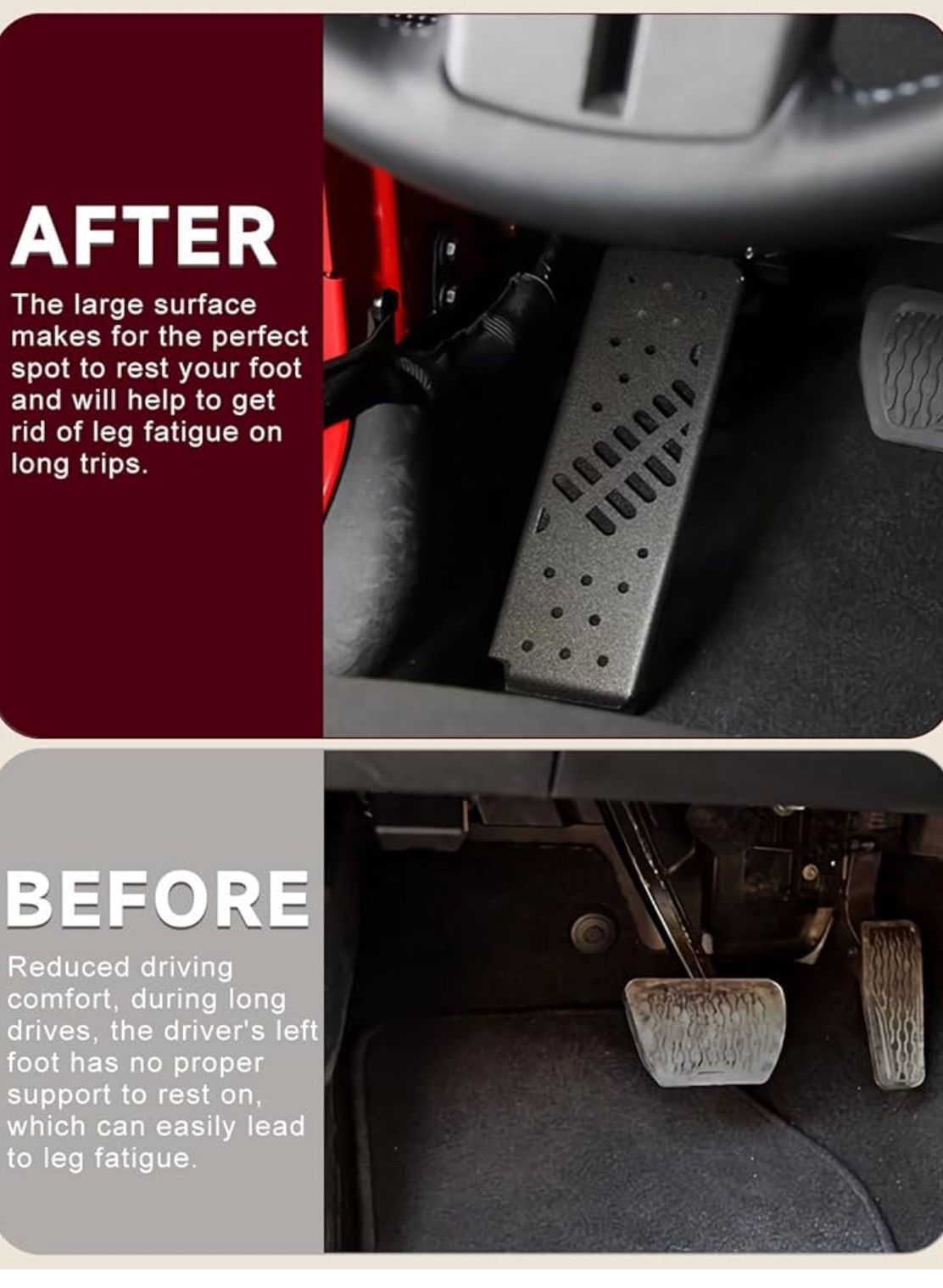 Jeep Wrangler Foot Rest Dead Pedal