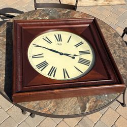 Wooden wall clock (Sligh)