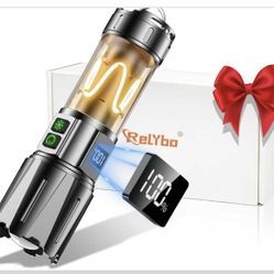 Super Bright Flashlight High Lumens 10000 Rechargeable