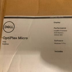 NIB Dell Optiplex Mico Desktop 7010 