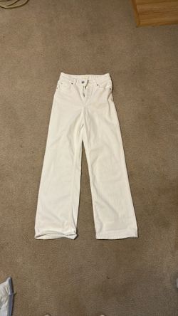 Jeans, color white, eur 36, us 4