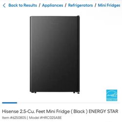 Hisense Mini Fridge
