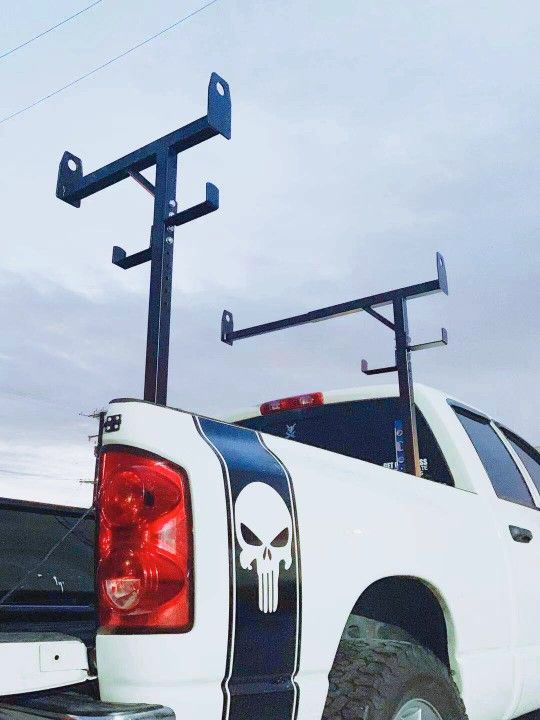New in box side mount 400 lbs capacity commercial contractor pickup truck bed universal adjustable ladder rack truck rack
