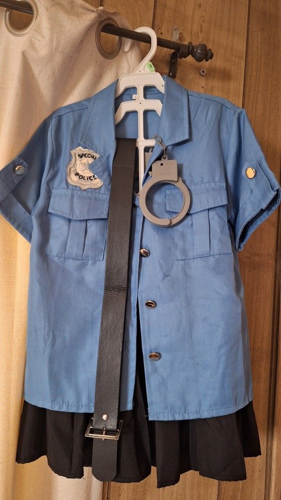 8yr Girl Police Costume