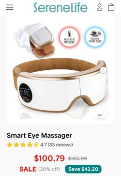 SereneLife Smart Eye Massager