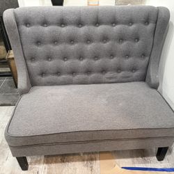 Gray Loveseat