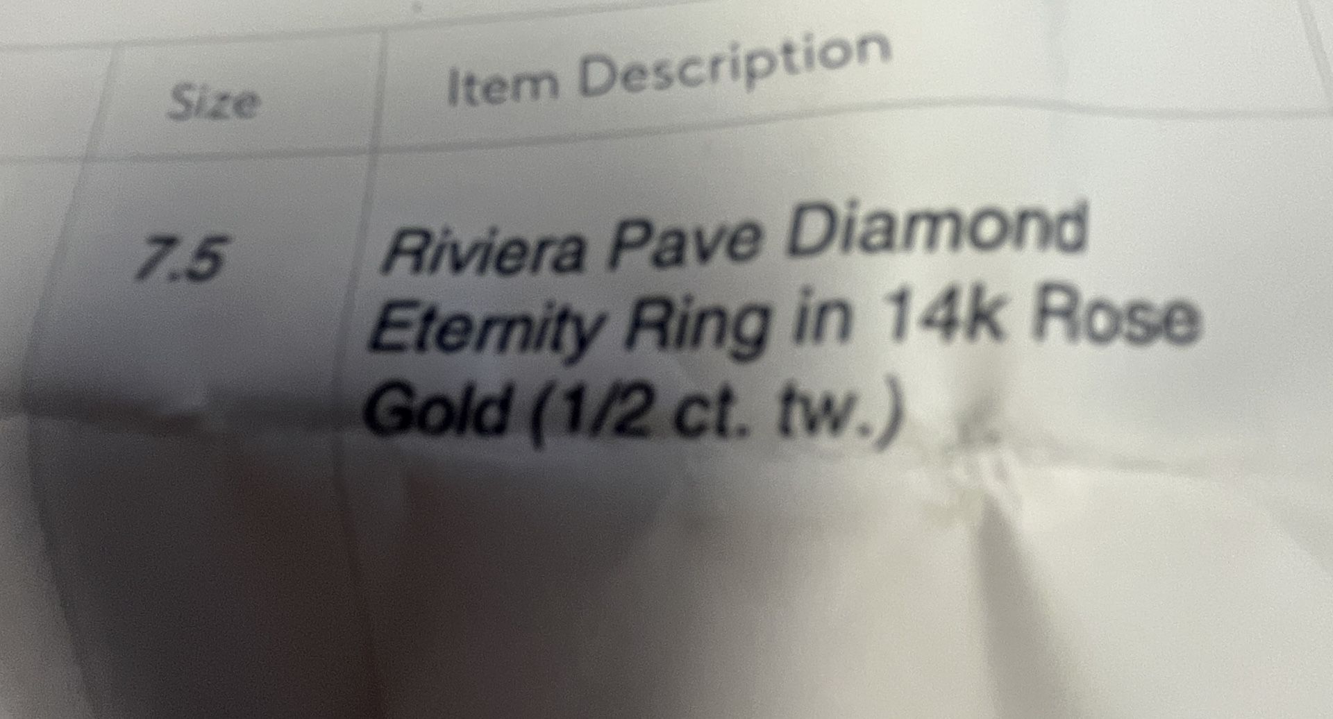 14k Diamond Ring