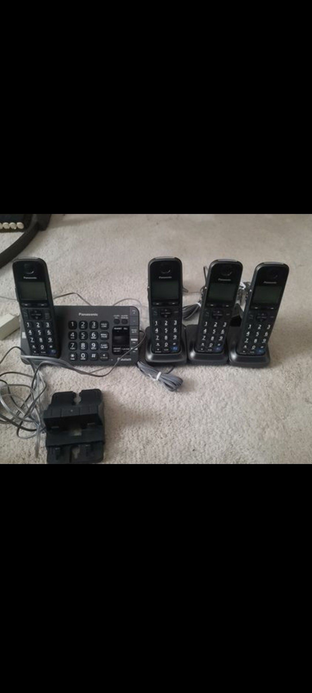 Panasonic bluetooth 4 headset house phone like new