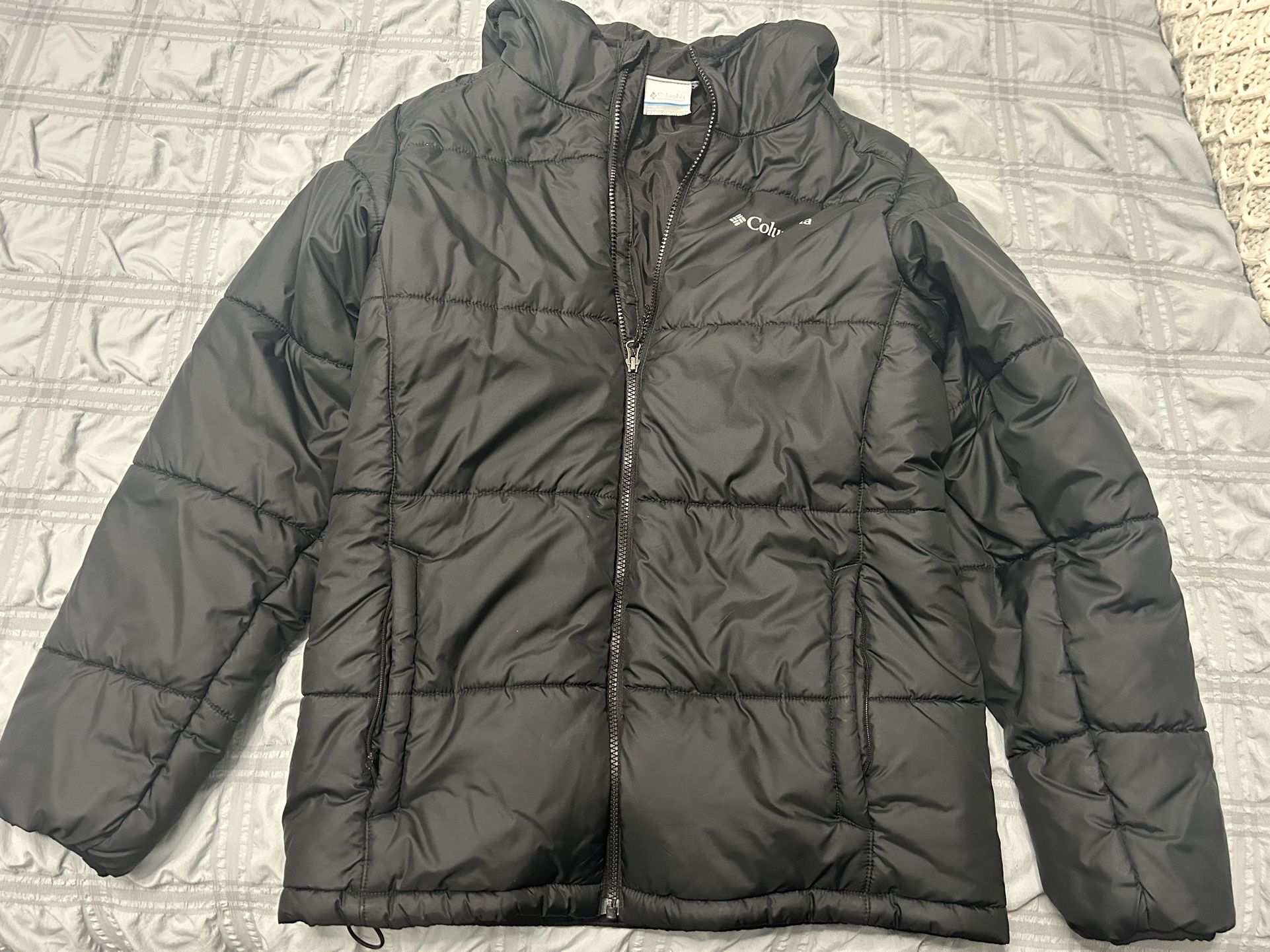 Columbia Black Coat For Men (Size S)