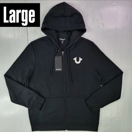 True Religion Black Hoodie with Tags