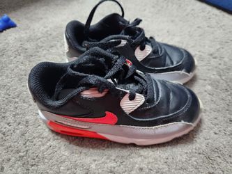 Nike Air Max 90s Wolf Gray With Black And Red