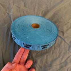 Single Roll Admit One Tickets