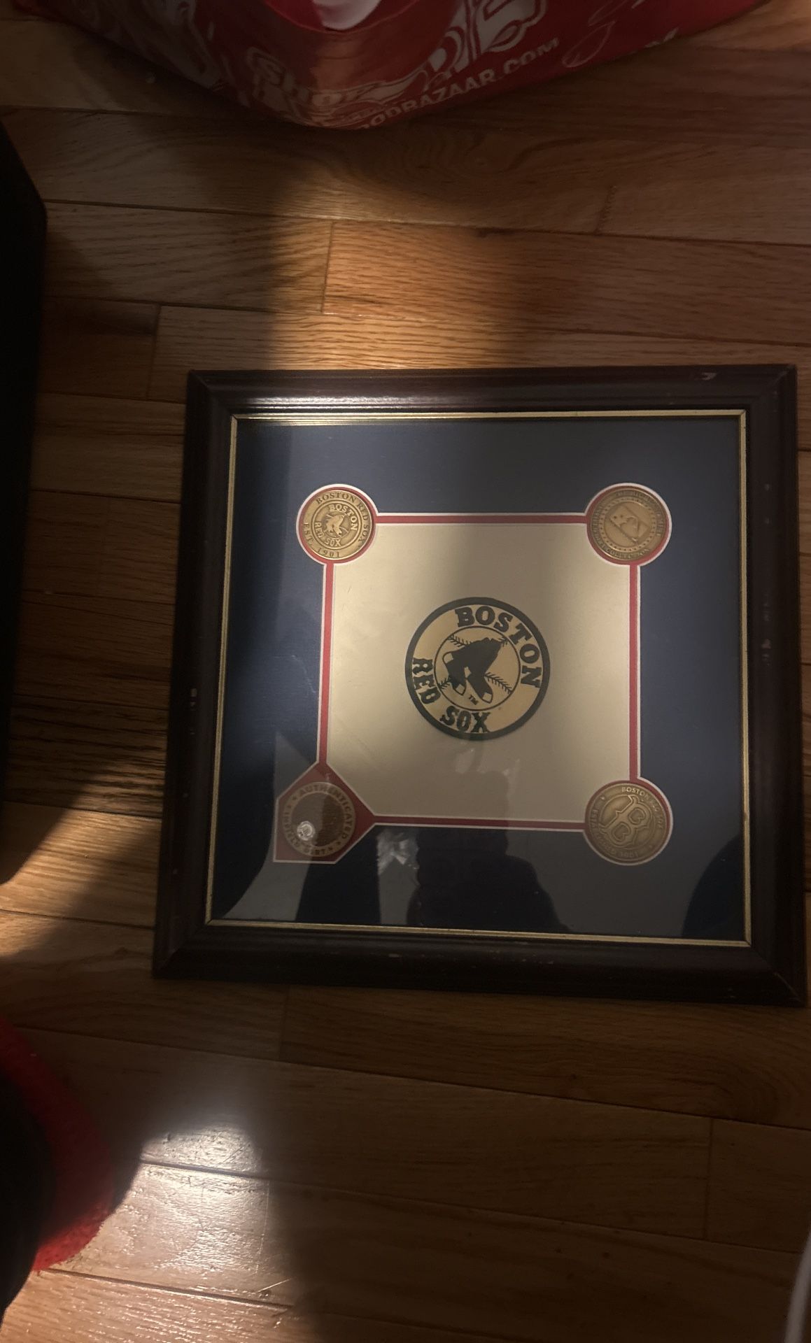Boston red sox plaque