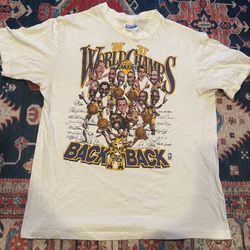 Vintage 80s Lakers Championship Shirt Paper Thin