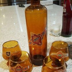 UILTJE decanter with set of 4 glasses