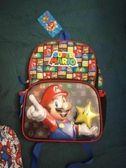 SUPER MARIO BACKPACK 16 INCHES TALL