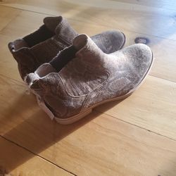 Ankle Leather Boots Size 8